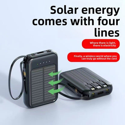 Compact Mobile Power Supply With Cable - Nidoozi