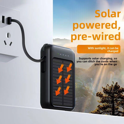 Compact Mobile Power Supply With Cable - Nidoozi