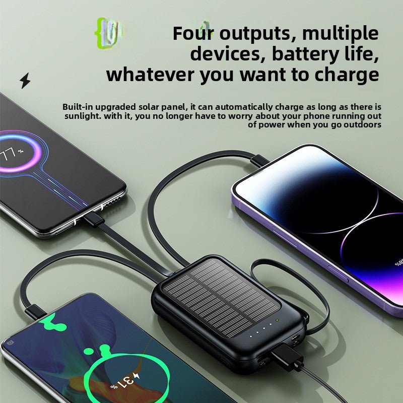 Compact Mobile Power Supply With Cable - Nidoozi